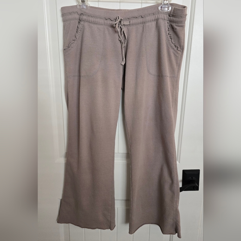 Victoria's Secret Light Gray Drawstring Pants